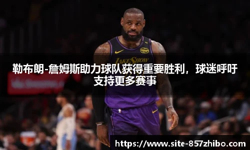 勒布朗-詹姆斯助力球队获得重要胜利,球迷呼吁支持更多赛事
