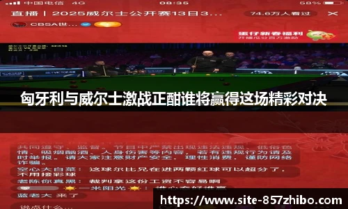 匈牙利与威尔士激战正酣谁将赢得这场精彩对决