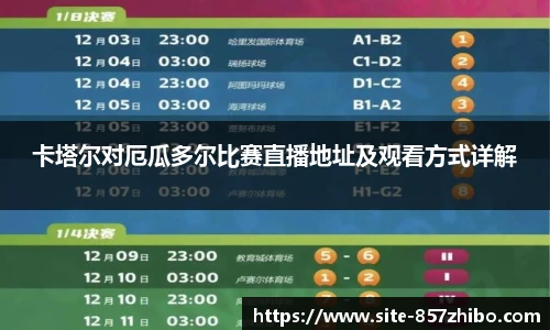 卡塔尔对厄瓜多尔比赛直播地址及观看方式详解